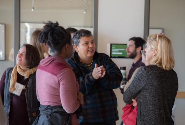 Participants in a climate change program