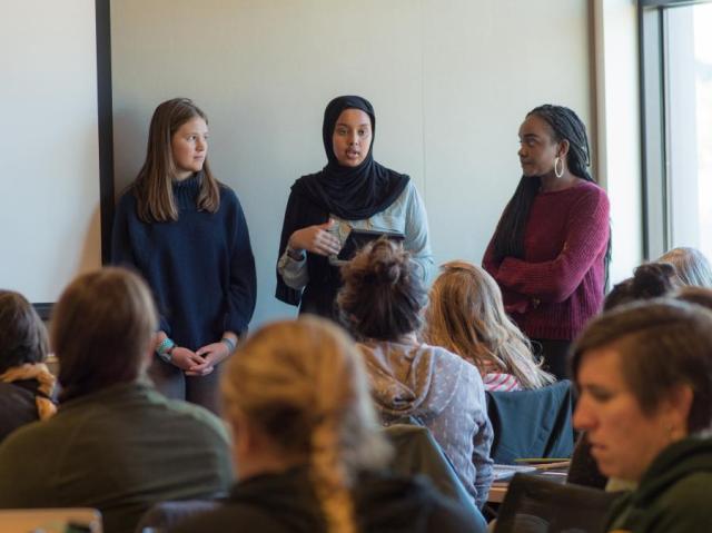 Local youth involved in climate action in their school